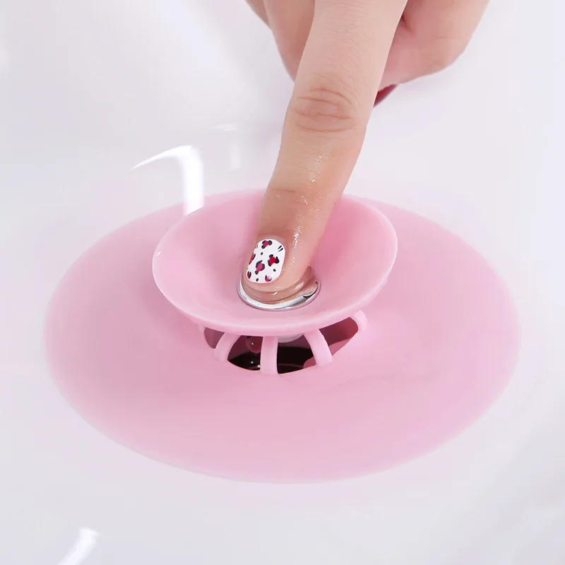 

Outfall Cover Hair Catcher Water Stopper Kitchen Sink Strainer Drain Plug Shower Filter Anti-Clogging Basin Bathroom Accessories