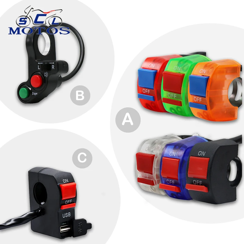 Sclmotos- Motorcycle Handlebar Flameout Switch ON/OFF Button for Fog Light U5 U7 LED Head Lamp Angel Eyes Light Motor ATV Bike
Sclmotos- Motorcycle Handlebar Flameout Switch ON/OFF Button for Fog Light U5 U7 LED Head Lamp Angel Eyes Light Motor ATV Bike