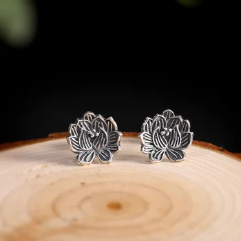 border accessories Earrings S925 sterling silver jewelry women lotus Earrings fashion handmade one hair substitute
border accessories Earrings S925 sterling silver jewelry women lotus Earrings fashion handmade one hair substitute