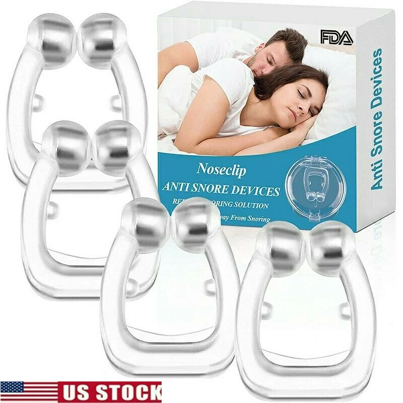 

Anti Snore Device Pro Silicone Magnetic Nose Clip Effective-Easy Stop Snoring Solution Sleeping Aid Tool For Men Woman dropship