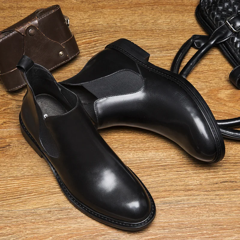 New Leather Boots Men Botines Hombre Business Dress Shoes Large Size Cowhide Boots Leather Make
New Leather Boots Men Botines Hombre Business Dress Shoes Large Size Cowhide Boots Leather Make