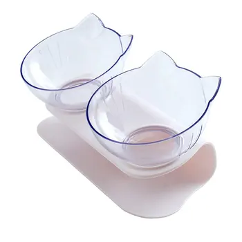 Transparent Cat Bowl Double Bowl Non-Slip Cat Food Bowl Dog Food Bowl Drinking Cat Bowl 45 Degree Inclined Mouth
Transparent Cat Bowl Double Bowl Non-Slip Cat Food Bowl Dog Food Bowl Drinking Cat Bowl 45 Degree Inclined Mouth