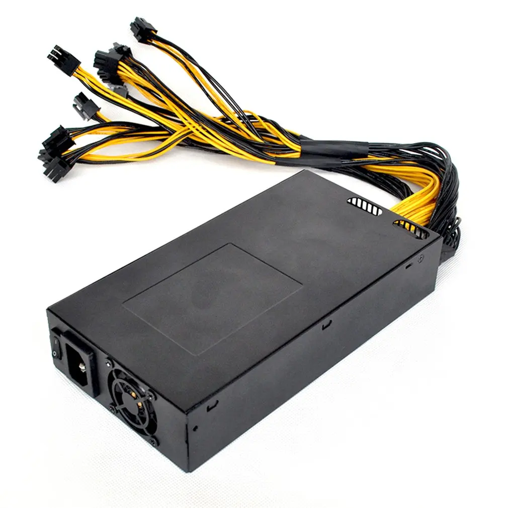 1U 1800W Single Way ATX Computer Power Supply For Mining Machine Support Graphics Card Output Rated Bitcoin Power
1U 1800W Single Way ATX Computer Power Supply For Mining Machine Support Graphics Card Output Rated Bitcoin Power