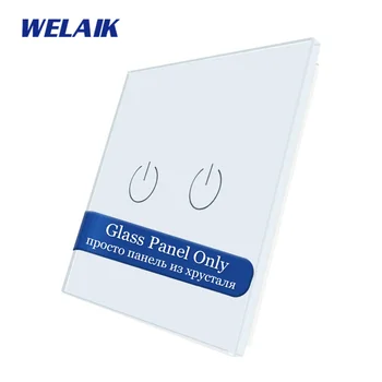 WELAIK-1 Brand Free Shipping EU 2Gang Crystal Glass Panel Only 1 Frame Not Touch Switch Glass Panel A192W1
WELAIK-1 Brand Free Shipping EU 2Gang Crystal Glass Panel Only 1 Frame Not Touch Switch Glass Panel A192W1
