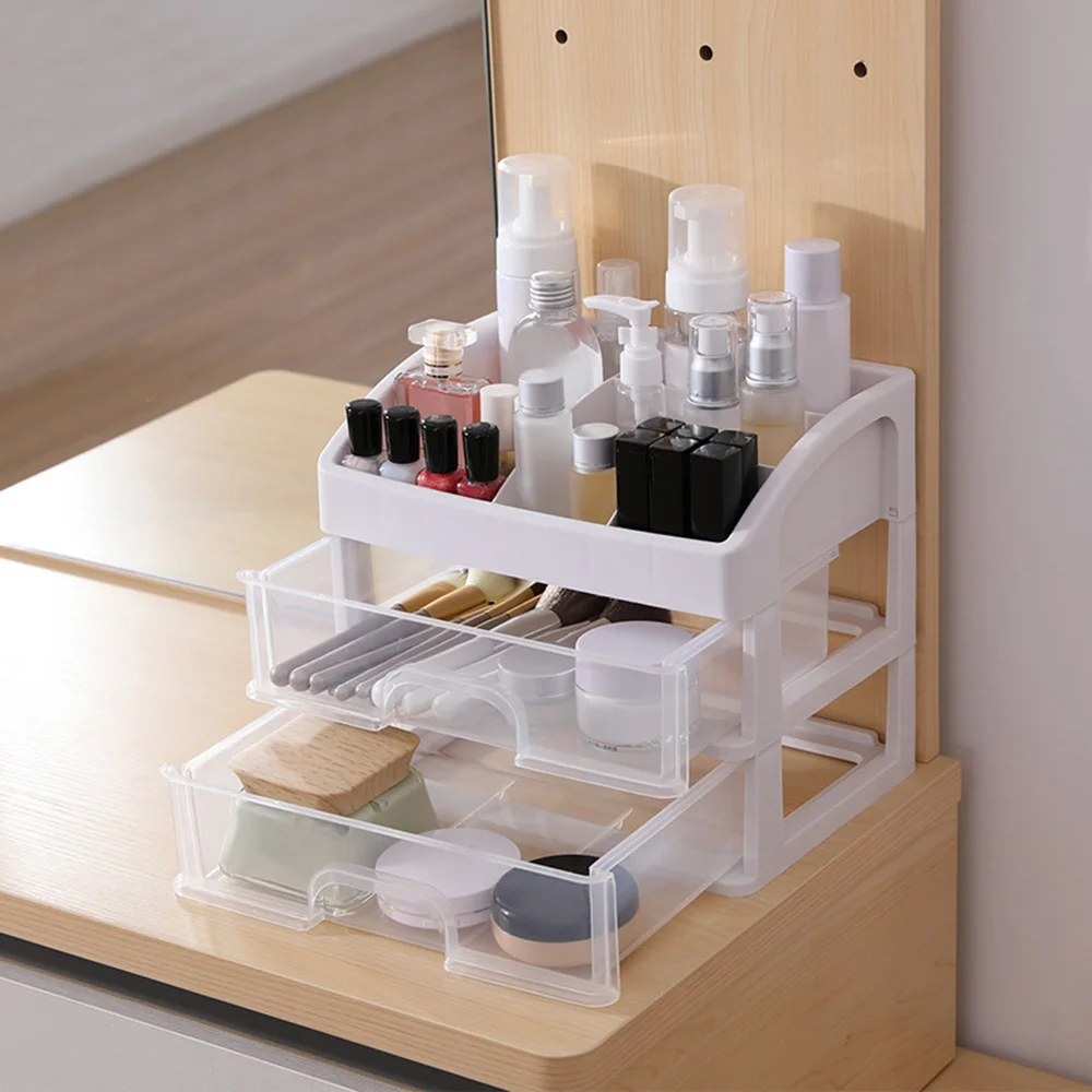 1/2 Layer Makeup Organizer Box Cosmetic Organizer Dust-proof Makeup Storage Box Cosmetic Drawers Lipstick Holder Container
1/2 Layer Makeup Organizer Box Cosmetic Organizer Dust-proof Makeup Storage Box Cosmetic Drawers Lipstick Holder Container