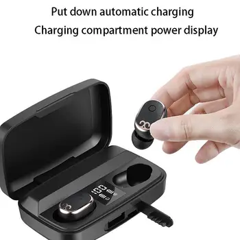 Mini Bluetooth Headset LED Digital Battery Power Display Wireless Headset HIFI Stereo Headsets Earphone
Mini Bluetooth Headset LED Digital Battery Power Display Wireless Headset HIFI Stereo Headsets Earphone