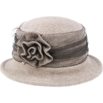 H762 Women Wool Winter Fedoras Hat High Quality Fashion Flower Knitted Cap Female Travel Shopping Church Simple Elegant Hats
H762 Women Wool Winter Fedoras Hat High Quality Fashion Flower Knitted Cap Female Travel Shopping Church Simple Elegant Hats