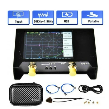 NanoVNA V2 50kHz-3GHz Vector Network Analyzer Antenna Analyzer VNA HF VHF UHF 50kHz-3GHz Accessories
NanoVNA V2 50kHz-3GHz Vector Network Analyzer Antenna Analyzer VNA HF VHF UHF 50kHz-3GHz Accessories