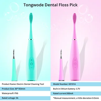 Tongwode Portable Electric Ultrasonic Dental Scaler Cleaning Device Tooth Calculus Stains Tartar Remover Teeth Health Whitening
Tongwode Portable Electric Ultrasonic Dental Scaler Cleaning Device Tooth Calculus Stains Tartar Remover Teeth Health Whitening