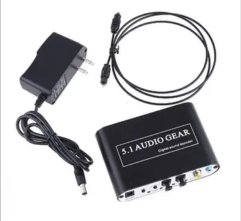 5.1 Audio Decoder Digital Sound DTS/AC3/PCM Optical to Stereo Surround Analog HD 2 SPDIF Ports for XBOX 360 HD Players/DVD
5.1 Audio Decoder Digital Sound DTS/AC3/PCM Optical to Stereo Surround Analog HD 2 SPDIF Ports for XBOX 360 HD Players/DVD