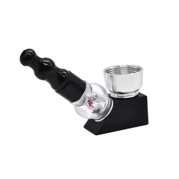 Metal Trapezoidal Design Aluminum & Acrylic Removable Smoking Pipe Portable Tobacco Pipe Smoke Smoking Pipes for Smoking pipe
Metal Trapezoidal Design Aluminum & Acrylic Removable Smoking Pipe Portable Tobacco Pipe Smoke Smoking Pipes for Smoking pipe
