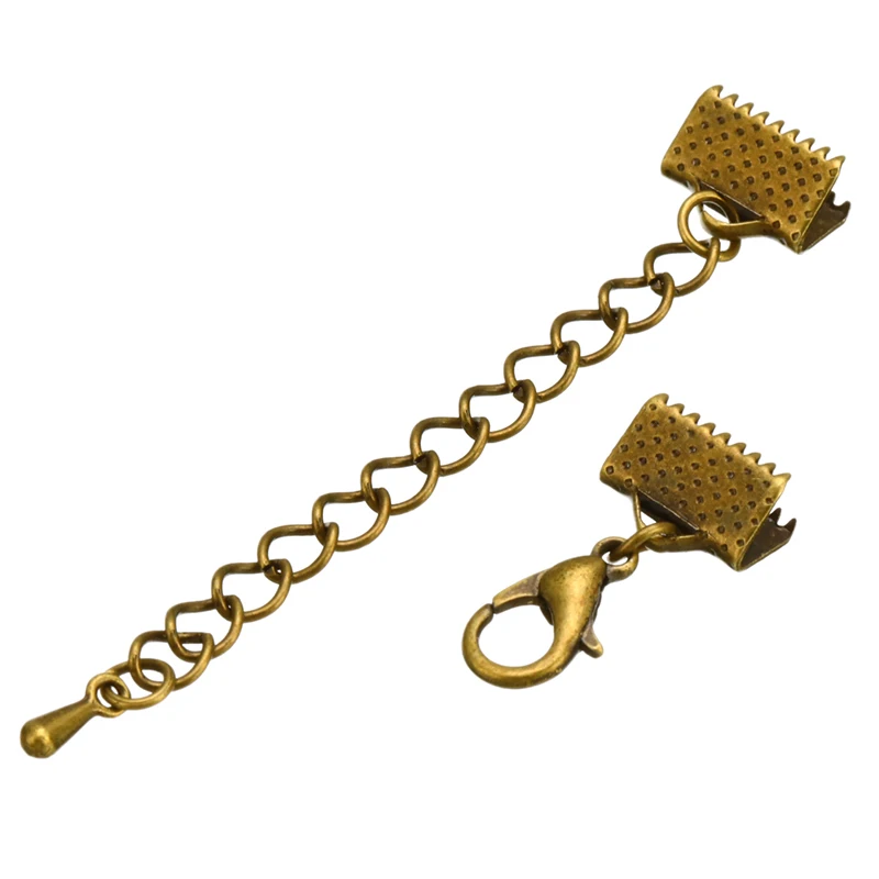 10pcs/set Leather Cord End Fastener Clasps Bracelet Necklace Extender Chain Lobster Clasps Connectors DIYJewelry Making Findings
10pcs/set Leather Cord End Fastener Clasps Bracelet Necklace Extender Chain Lobster Clasps Connectors DIYJewelry Making Findings