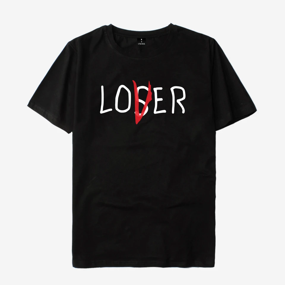 Лидер продаж футболка Loser Lover It Inspired летняя Movie Losers Club футболки брендовая одежда