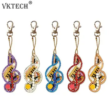 5pcs DIY Full Drill Diamond Painting Keychains Special-shaped Musical Notes Key Chains Diamond Embroidery Cross Stitch Keyring
5pcs DIY Full Drill Diamond Painting Keychains Special-shaped Musical Notes Key Chains Diamond Embroidery Cross Stitch Keyring