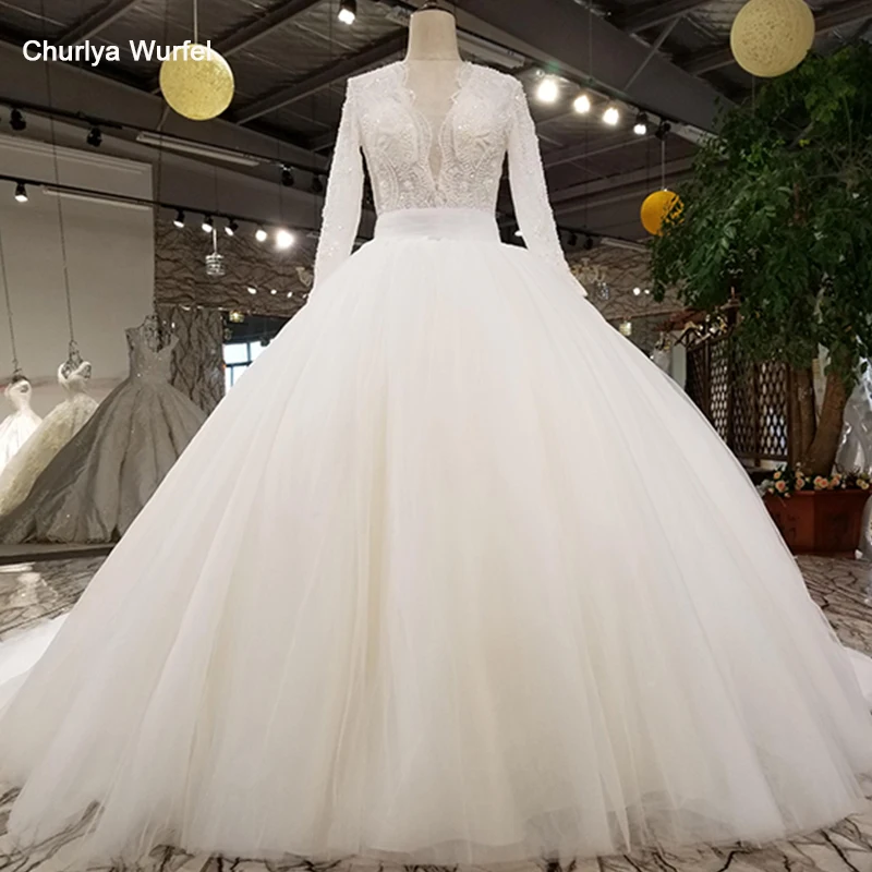 LS27790-1 2018 new bridal gown v-neck lace fashion flower pattern beaded elegant long sleeve maxi wedding dress with long train
LS27790-1 2018 new bridal gown v-neck lace fashion flower pattern beaded elegant long sleeve maxi wedding dress with long train