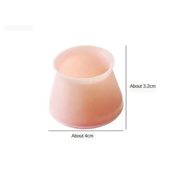4pcs Table Chair Leg Silicone Cap Pad Furniture Cover Built-in Non-slip Particles 4pcs Table Chair Leg Silicone Cap Pad Furniture Cover Built-in Non-slip Particles