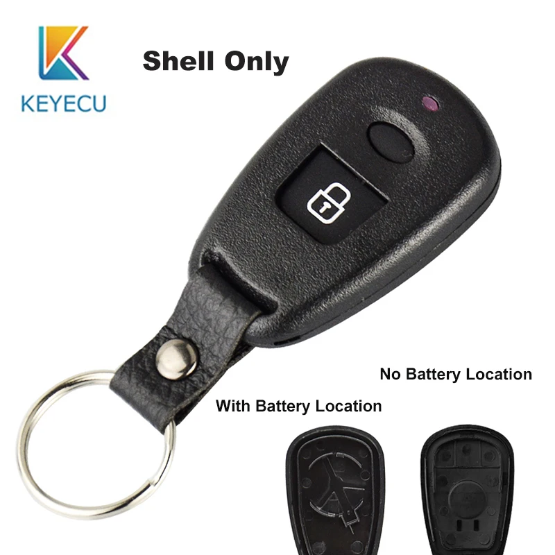 KEYECU 1 Button/2 Button Remote Key Shell For Hyundai Elantra Sonata Santa Keyless Fob Case Replacement With/No Battery Location
KEYECU 1 Button/2 Button Remote Key Shell For Hyundai Elantra Sonata Santa Keyless Fob Case Replacement With/No Battery Location