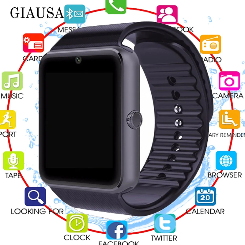 Smart Watch GT08 Clock Sync Notifier Support Sim TF Card Bluetooth Connectivity Android Phone Smartwatch Alloy Smartwatch
Smart Watch GT08 Clock Sync Notifier Support Sim TF Card Bluetooth Connectivity Android Phone Smartwatch Alloy Smartwatch