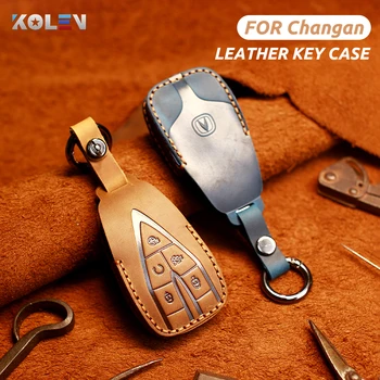 Genuine Leather Car Remote Key Case Cover Wallet Fob For Changan CS35Plus CS55Plus CS75Plus 2019 2020 Key Protector Holder Shell
Genuine Leather Car Remote Key Case Cover Wallet Fob For Changan CS35Plus CS55Plus CS75Plus 2019 2020 Key Protector Holder Shell