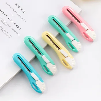 Lovely Color Utility Knife Paper Cutter Cutting Paper Razor Blade Office Stationery Escolar Papelaria School Supply
Lovely Color Utility Knife Paper Cutter Cutting Paper Razor Blade Office Stationery Escolar Papelaria School Supply