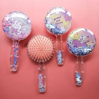 1pc Pattern Unicorn Rabbit Shell Sequins Comb Massage Children Comb Cute Girl Comb Carry Long Hair Mm Anti-knot Comb Hair Brush
1pc Pattern Unicorn Rabbit Shell Sequins Comb Massage Children Comb Cute Girl Comb Carry Long Hair Mm Anti-knot Comb Hair Brush
