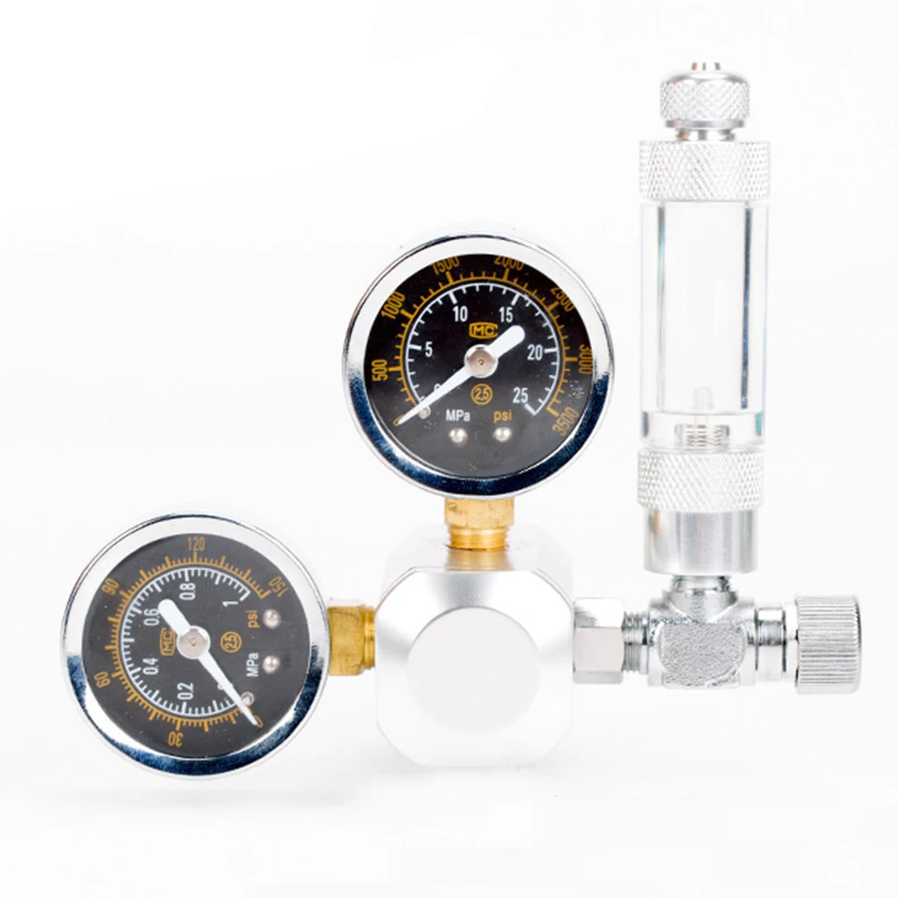 Fish Tank Aquarium System Tool CO2 Regulator Water Plant Reducer Dual Gauge Check Decompression Bubble Counter Control
Fish Tank Aquarium System Tool CO2 Regulator Water Plant Reducer Dual Gauge Check Decompression Bubble Counter Control