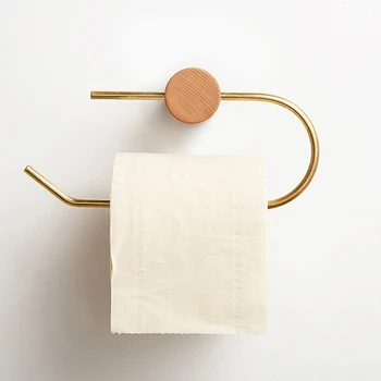 Bathroom U-Shaped Solid Wood Toilet Paper Holder Without Perforated Paper Towel Rack Wall-Mounted Kitchen Storage Rack
Bathroom U-Shaped Solid Wood Toilet Paper Holder Without Perforated Paper Towel Rack Wall-Mounted Kitchen Storage Rack