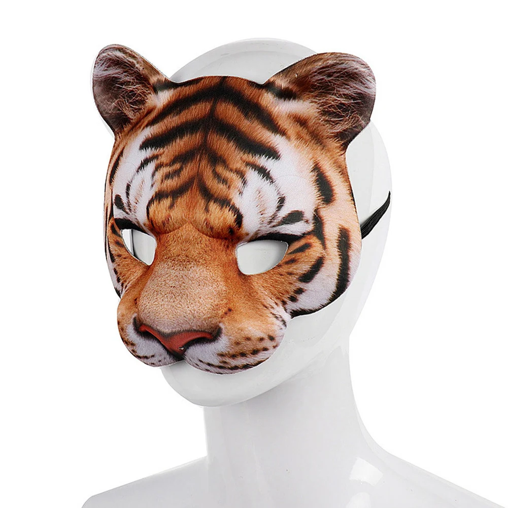 EVA Halloween Tiger Half Face Mask Cosplay Masquerade Party Realistic Look Facial Mask Costume Party Dress Up Props Decoration
EVA Halloween Tiger Half Face Mask Cosplay Masquerade Party Realistic Look Facial Mask Costume Party Dress Up Props Decoration
