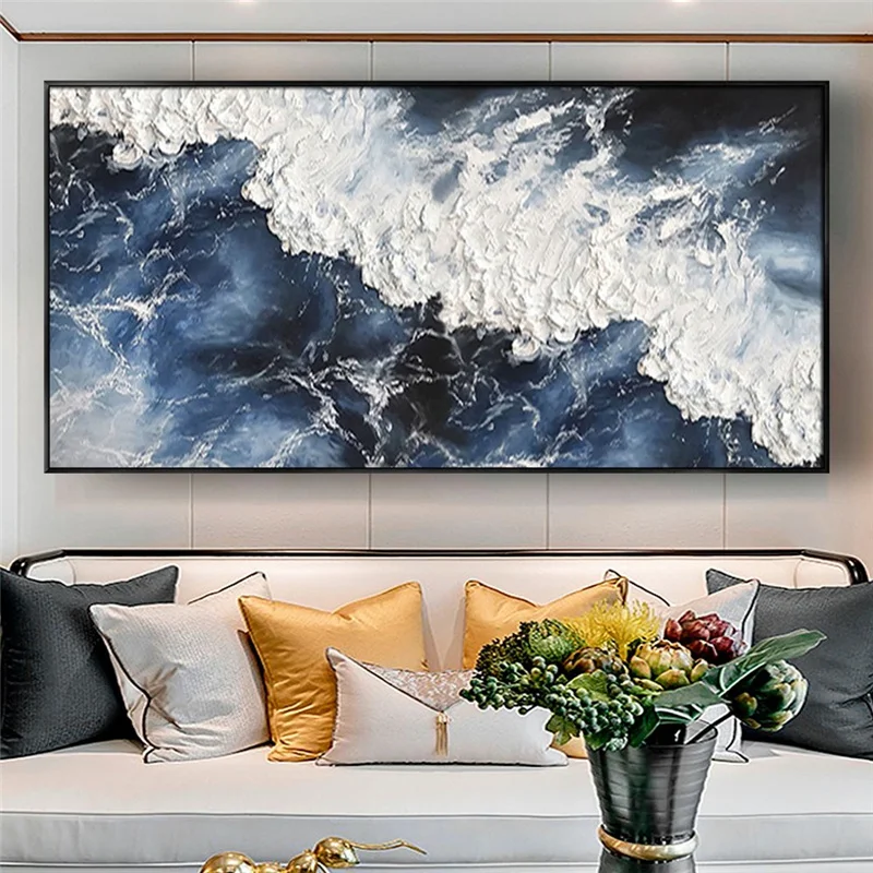 Hand-Painted Oil Painting Abstract Art knife thick texture drawing modern Home Decor art Large Living Room Salon canvas picture
Hand-Painted Oil Painting Abstract Art knife thick texture drawing modern Home Decor art Large Living Room Salon canvas picture