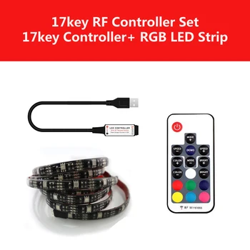 USB Mini 17-Key RF Controller Kit for 40-60 "TV Backlight Kit IP65 Waterproof
USB Mini 17-Key RF Controller Kit for 40-60 "TV Backlight Kit IP65 Waterproof