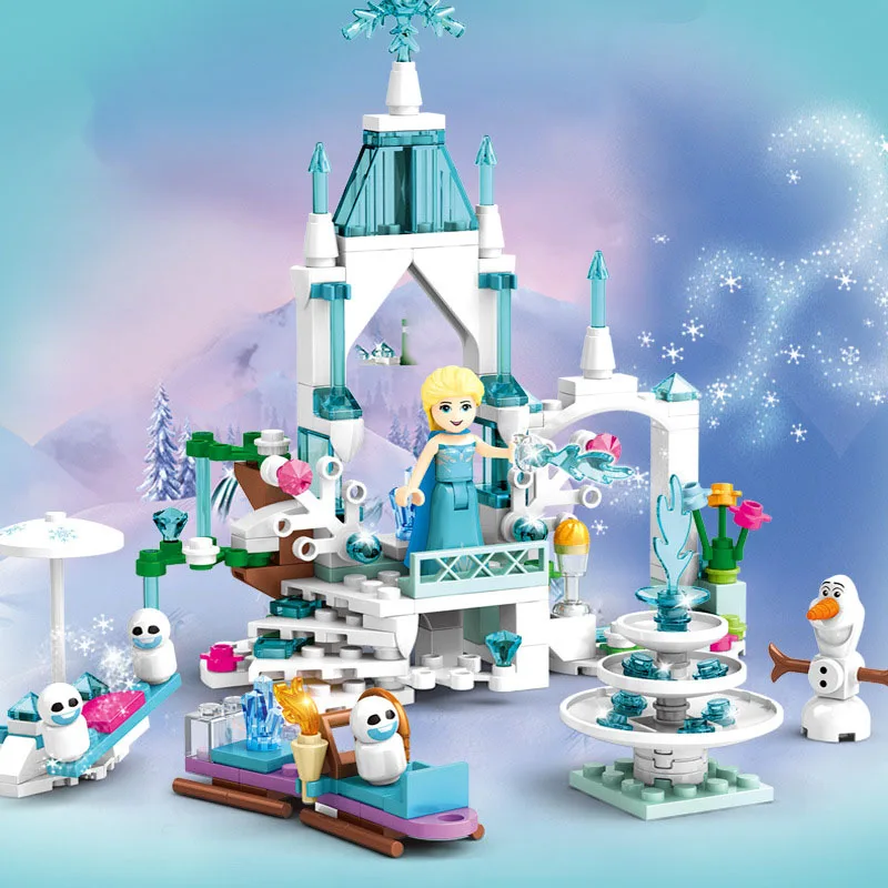 Children Building Blocks Brick Toys Ice Snow Castle Princess Model Kit Compatible Legoing DIY Assembled Educational Kids New O42
Children Building Blocks Brick Toys Ice Snow Castle Princess Model Kit Compatible Legoing DIY Assembled Educational Kids New O42