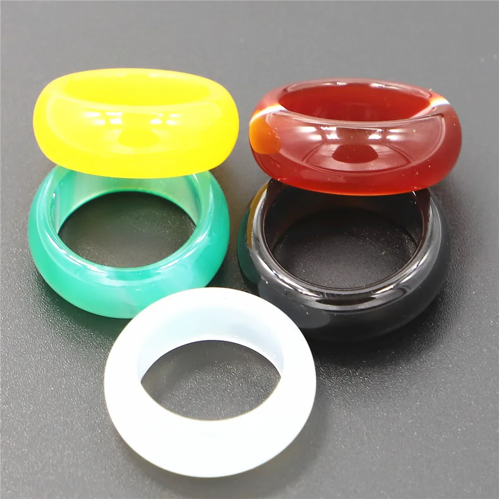 Rings for Men Natural Stone Agates Ring Crystal Ring Charm Fashion Gift Women Rings Width 6 Mm Inner Diameter
Rings for Men Natural Stone Agates Ring Crystal Ring Charm Fashion Gift Women Rings Width 6 Mm Inner Diameter