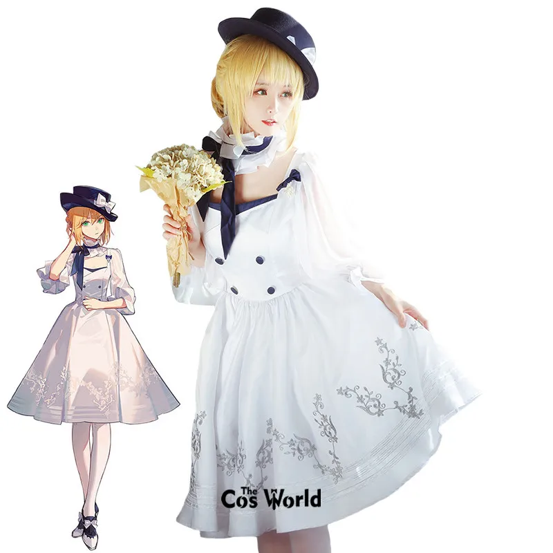 FGO Fate Grand Order Moon Girlfriend Saber Arutoria Pendoragon Dress Uniform Outfit Anime Cosplay Costumes
FGO Fate Grand Order Moon Girlfriend Saber Arutoria Pendoragon Dress Uniform Outfit Anime Cosplay Costumes