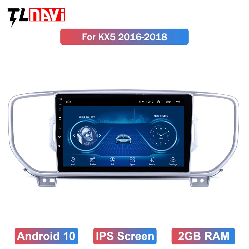 Android 10 для 2016 2017 KIA KX5 Sportage автомобильное радио 2Din Стерео GPS навигация