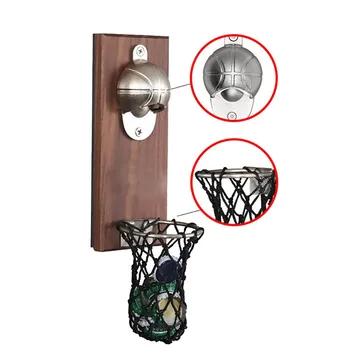 Wall Mounted Creative Basketball Football Shape Bottle Opener Wine Beer Bottle Opener with Magnet Cap Catcher Beer Accessories
Wall Mounted Creative Basketball Football Shape Bottle Opener Wine Beer Bottle Opener with Magnet Cap Catcher Beer Accessories