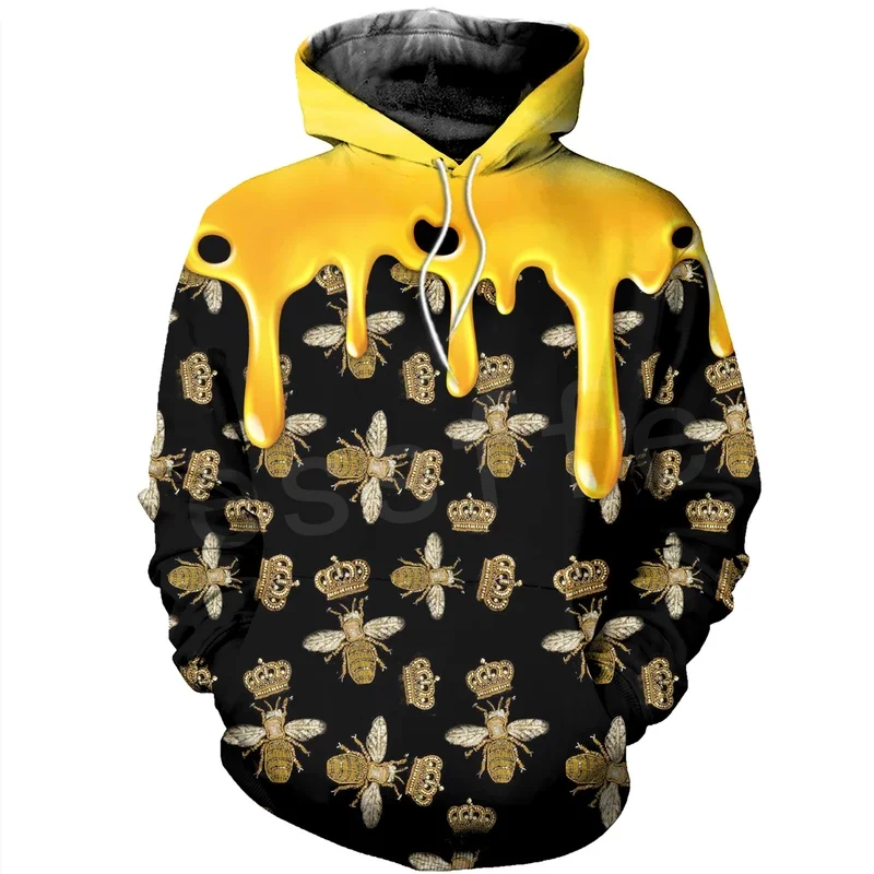 Tessffel Bee Honeybee Animal Cartoon Colorful Funny Tracksuit Men Women New Fashion 3DPrint Sweatshirts/Hoodie/shirts/Jacket S-4
Tessffel Bee Honeybee Animal Cartoon Colorful Funny Tracksuit Men Women New Fashion 3DPrint Sweatshirts/Hoodie/shirts/Jacket S-4