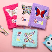 Notebook in 2022 New Plush Red Creative Sequin Butterfly Notepad for Students Diary Hand Ledger with Cute Lock for Children
Notebook in 2022 New Plush Red Creative Sequin Butterfly Notepad for Students Diary Hand Ledger with Cute Lock for Children