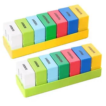 Large-capacity Pill Case Color Detachable Carry-on Pill Dispensing Box Double Protection Design Portable Particle Organizer Disp
Large-capacity Pill Case Color Detachable Carry-on Pill Dispensing Box Double Protection Design Portable Particle Organizer Disp