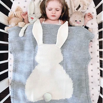Baby Blankets Newborn Big Rabbit Ear Blanket Soft Warm Knitted Swaddle Kids Bath Towel Baby Toddler Bedding Blankets Mar27
Baby Blankets Newborn Big Rabbit Ear Blanket Soft Warm Knitted Swaddle Kids Bath Towel Baby Toddler Bedding Blankets Mar27