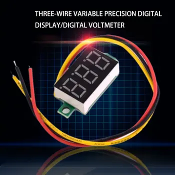 0.36 inch DC 4.7-32V 3 digits display voltmeter Mini LED Digital Panel voltmeter instrument red / blue / Gree 
0.36 inch DC 4.7-32V 3 digits display voltmeter Mini LED Digital Panel voltmeter instrument red / blue / Gree