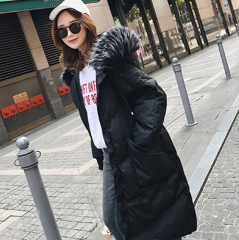 Cotton-padded Clothes Women's Mid-length 2019 Winter New Style WOMEN'S Dress Korean-style Fashion Loose Cotton Coat Cotton-padde 
Cotton-padded Clothes Women's Mid-length 2019 Winter New Style WOMEN'S Dress Korean-style Fashion Loose Cotton Coat Cotton-padde