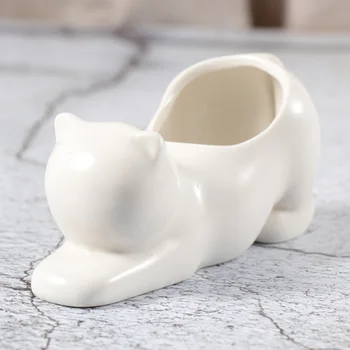 Cartoon Animal Shape Flower Pot Ceramics Succulent Plant Pot Container Mini Plant Holder Desktop Decor for Home Office (White)
Cartoon Animal Shape Flower Pot Ceramics Succulent Plant Pot Container Mini Plant Holder Desktop Decor for Home Office (White)