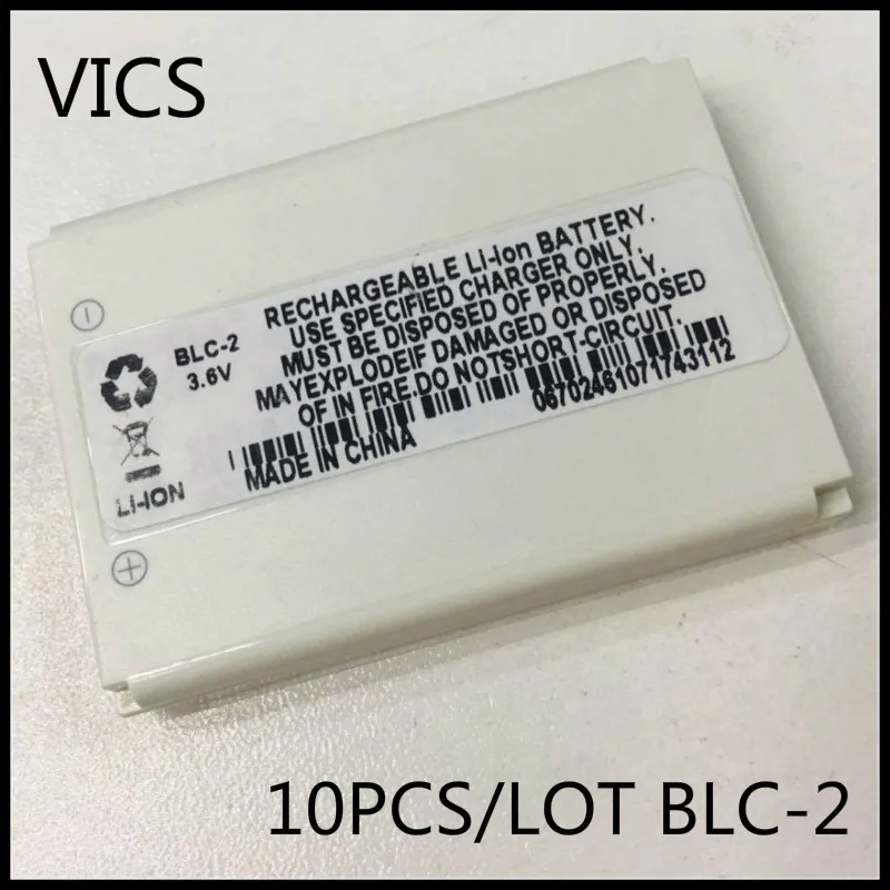 

10PCS/LOT BLC-2 Phone Replacement Battery for Nokia 3310 3330 3315 3350 3510 6650 6800 3550 3410 3510 5510 battery BLC2 BLC 2