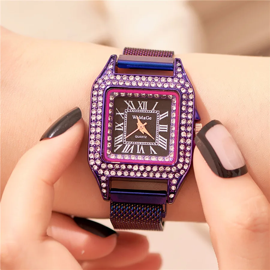 Montre Femme 2023 Fashion Luxury Blue Watches Women Rectangle Watches Magnetic Buckle Mesh Steel Quartz Ladies Watches Bracelet
Montre Femme 2023 Fashion Luxury Blue Watches Women Rectangle Watches Magnetic Buckle Mesh Steel Quartz Ladies Watches Bracelet