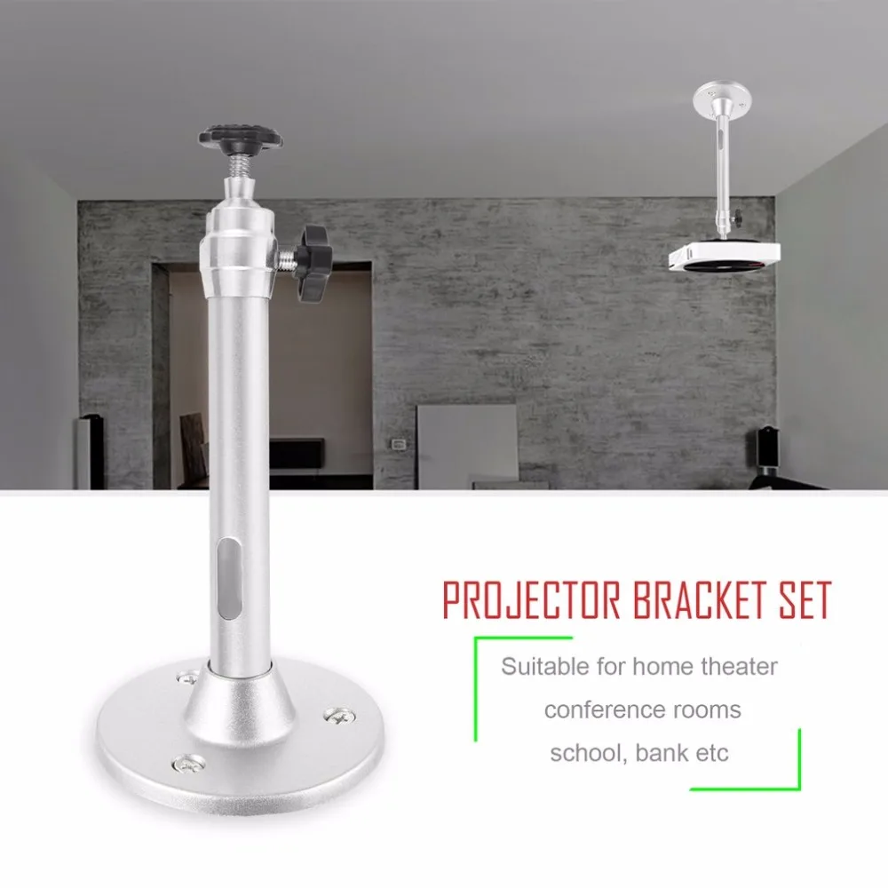 Universal Mini Aluminium Alloy 360 Degree Rotation LCD DLP Projector Ceiling Wall Mount Metal Bracket Holder Stand
Universal Mini Aluminium Alloy 360 Degree Rotation LCD DLP Projector Ceiling Wall Mount Metal Bracket Holder Stand