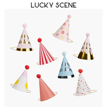 Birthday Party Hats Paper Cone Felt Pompoms Art Craft Kids Adults Party Costume Accessories Assorted Colors S00958
Birthday Party Hats Paper Cone Felt Pompoms Art Craft Kids Adults Party Costume Accessories Assorted Colors S00958