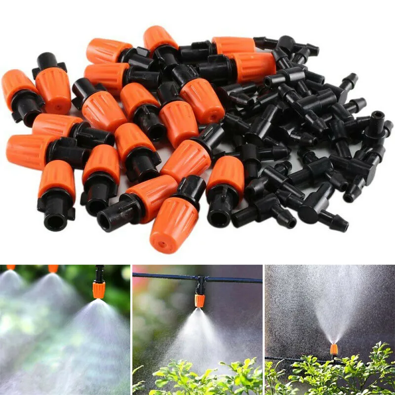 25 Set Automatic Watering Sprayer Mini Adjustable Garden Atomizing Nozzle Irrigation Drippers 360 Degree Emitter Drip System
25 Set Automatic Watering Sprayer Mini Adjustable Garden Atomizing Nozzle Irrigation Drippers 360 Degree Emitter Drip System