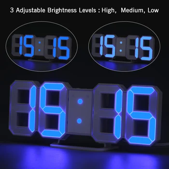 New 2020 Newest LED Digital Wall Clock with 3 levels Brightness Alarm Clock Wall Hanging Clock
New 2020 Newest LED Digital Wall Clock with 3 levels Brightness Alarm Clock Wall Hanging Clock