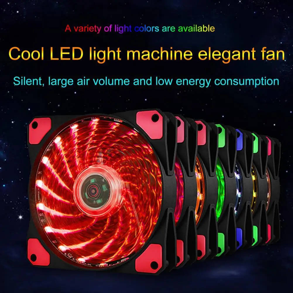 120mm PC Computer Ultra Silent 33 LED Lights Case Fan Heatsink Cooler Cooling 12CM Fan 3Pin 4pin Computer Case Fan
120mm PC Computer Ultra Silent 33 LED Lights Case Fan Heatsink Cooler Cooling 12CM Fan 3Pin 4pin Computer Case Fan