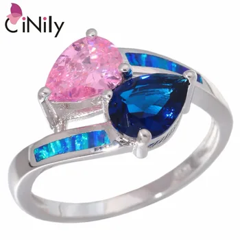 CiNily Created Blue Fire Opal Blue Pink Stone Silver Plated Wholesale Fahion Jewelry for Women Christmas Gift Ring Sz 6-9 OJ9230
CiNily Created Blue Fire Opal Blue Pink Stone Silver Plated Wholesale Fahion Jewelry for Women Christmas Gift Ring Sz 6-9 OJ9230